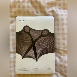 Sheertex Black Shapping Super-Sheer Rip-Resist Tights